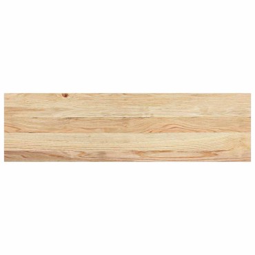 vidaXL Πατάκια Σκάλας 2 τεμ. 90x30x2 εκ. Ακατέργαστο Μασίφ Ξύλο Δρυός
