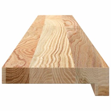 vidaXL Περβάζια παραθύρων 2 τεμ. 120x15x2 εκ. Ακατέργαστο Μασίφ Δρυός
