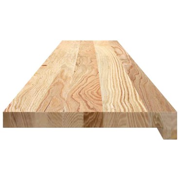 vidaXL Περβάζια παραθύρων 2 τεμ. 140x30x2 εκ. Ακατέργαστο Μασίφ Δρυός