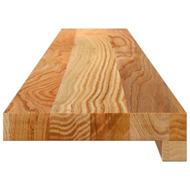 vidaXL Περβάζια παραθύρων 2 τεμ. Αν. Καφέ 110x15x2εκ. Μασίφ Ξύλο Δρυός