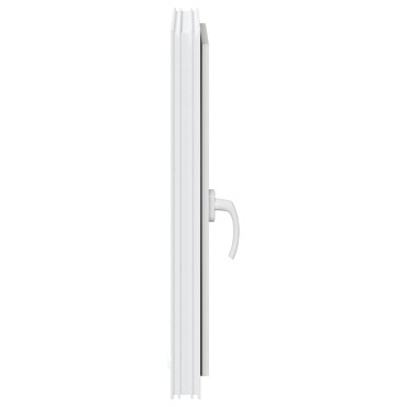 vidaXL Παράθυρο Υπογείου "RISOR" 50x75 εκ. Ανακλινόμενο & Περιστρεφόμενο DIN Δεξιό Λευκό