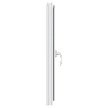 vidaXL Παράθυρο Υπογείου "RISOR" 60x100 εκ. Ανακλινόμενο & Περιστρεφόμενο DIN Δεξιό Λευκό