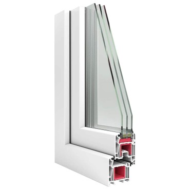 vidaXL Παράθυρο Υπογείου "RISOR" 60x100 εκ. Ανακλινόμενο & Περιστρεφόμενο DIN Δεξιό Λευκό
