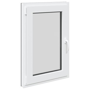 vidaXL Παράθυρο Υπογείου "RISOR" 60x80 εκ. Ανακλινόμενο & Περιστρεφόμενο DIN Αριστερό Ανθρακί