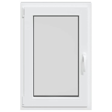 vidaXL Παράθυρο Υπογείου "RISOR" 60x80 εκ. Ανακλινόμενο & Περιστρεφόμενο DIN Αριστερό Ανθρακί