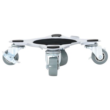 vidaXL Ρόλοι Επίπλων 4 τεμ. με Ανυψωτικό 15,5x15,5x5,5 εκ. Ατσάλι 1000 kg