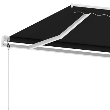 vidaXL Τέντα Αυτόματη Ανεξάρτητη Ανθρακί 600x350 εκ.
