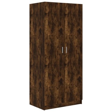 vidaXL Ντουλάπα Καπνιστή Δρυς 80x52x180cm από Επεξεργασμένο Ξύλο 1 τεμ.