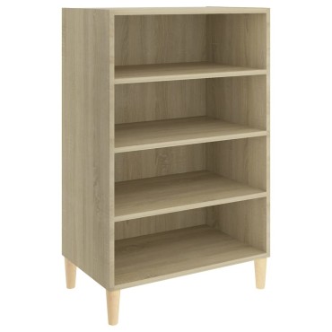 vidaXL Ραφιέρα Sonoma Δρυς 57x35x90cm από Μοριοσανίδα 1 τεμ.