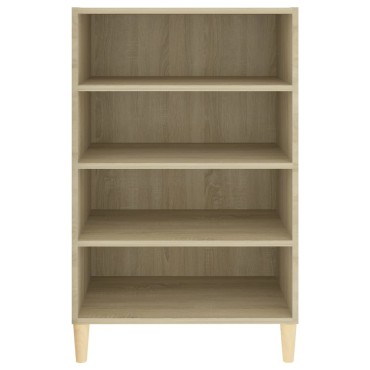 vidaXL Ραφιέρα Sonoma Δρυς 57x35x90cm από Μοριοσανίδα 1 τεμ.