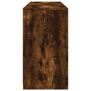 vidaXL Μπουφές με LED Καπνιστή Δρυς 123x37x67cm 1 τεμ.