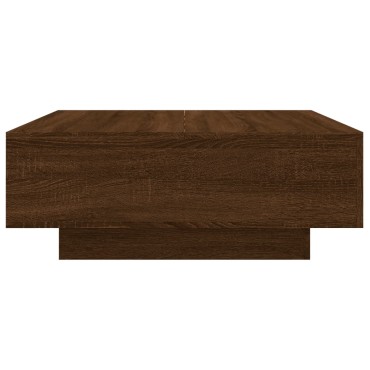 vidaXL Τραπεζάκι Σαλονιού Καφέ Δρυς 80x80x31cm Επεξεργασμένο Ξύλο 1 τεμ.