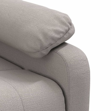 vidaXL Πολυθρόνα Ανακλινόμενη Taupe Υφασμάτινη 73x90x100cm 1 τεμ.