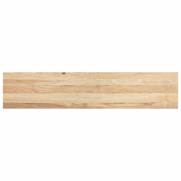 vidaXL Πατάκια Σκάλας 2 τεμ. 120x30x2 εκ. Ακατέργαστο Μασίφ Ξύλο Δρυός