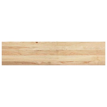 vidaXL Πατάκια Σκάλας 2 τεμ. 110x25x2 εκ. Ακατέργαστο Μασίφ Ξύλο Δρυός