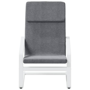 vidaXL Πολυθρόνα Relax Σκούρο Γκρι Υφασμάτινη 59x82x98cm 1 τεμ.
