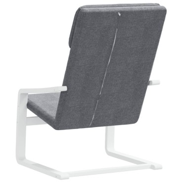 vidaXL Πολυθρόνα Relax Σκούρο Γκρι Υφασμάτινη 59x82x98cm 1 τεμ.