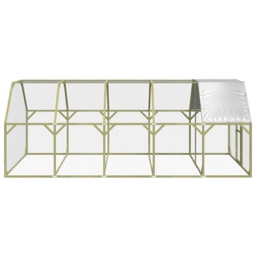 vidaXL Κοτέτσι 268x500x190 εκ. από Μασίφ Εμποτισμένο Ξύλο Πεύκου
