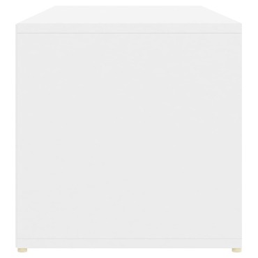 vidaXL Πάγκος Αποθήκευσης Παπουτσιών Λευκός 105x35x35cm Επεξ. Ξύλο