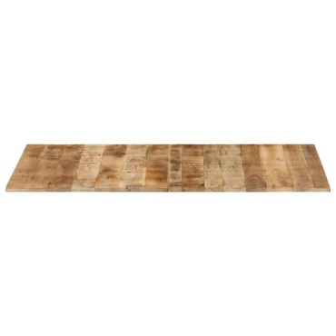 vidaXL Επιφάνεια Τραπεζιού 120x60x(1,5-1,6)cm Ακατέργαστο Ξύλο Μάνγκο 1 τεμ.