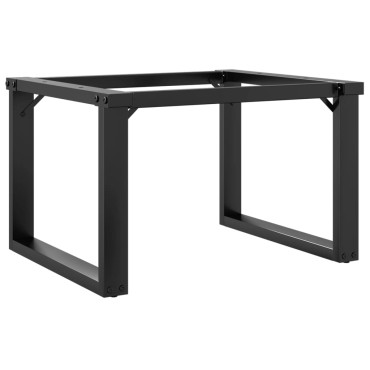 vidaXL Πόδια Τραπεζιού Σαλονιού σε Σχήμα «Ο» 60x50x38cm Ατσάλι 1 τεμ.