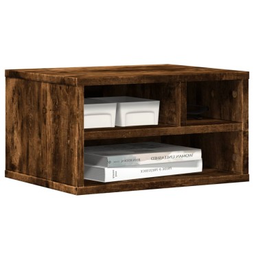 vidaXL Βάση Εκτυπωτή Καπνιστή Δρυς 40x32x22,5 εκ. Επεξεργασμένο Ξύλο