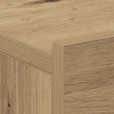 vidaXL Κομοδίνα Κρεμαστά 2 τεμ. Δρυς τεχνίτης 40x32x15cm Μοριοσανίδα