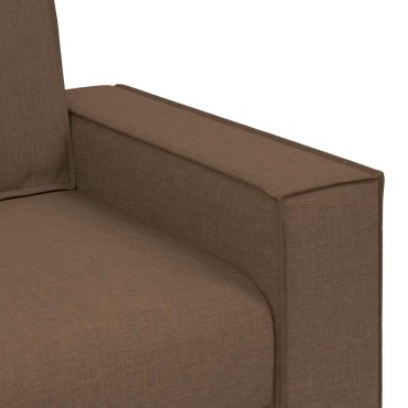vidaXL Διθέσιος Καναπές Καφέ Υφασμάτινος 160x78x84 cm