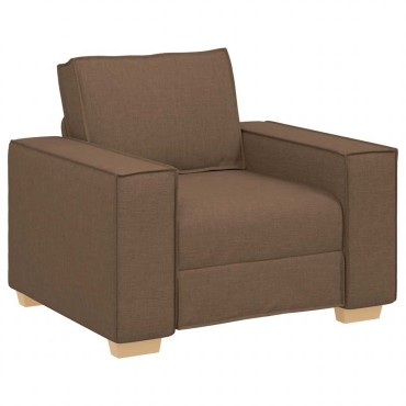 vidaXL Πολυθρόνα-Καναπέ-Καφέ από Ύφασμα 99x78x84 cm 1 τεμ. Γωνιακός