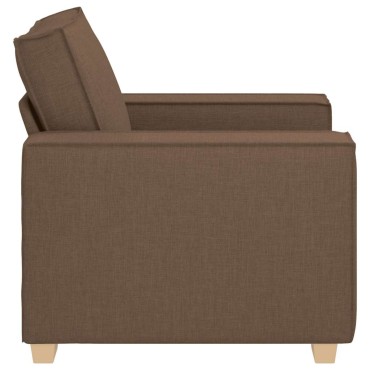vidaXL Πολυθρόνα-Καναπέ-Καφέ από Ύφασμα 99x78x84 cm 1 τεμ. Γωνιακός