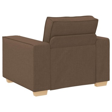 vidaXL Πολυθρόνα-Καναπέ-Καφέ από Ύφασμα 99x78x84 cm 1 τεμ. Γωνιακός