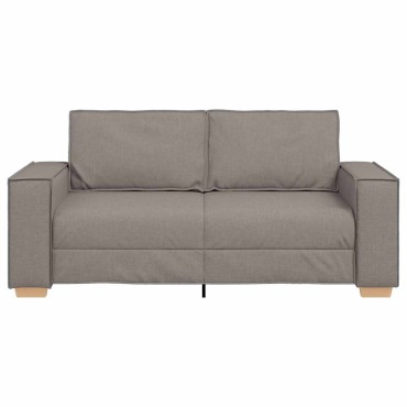 vidaXL Διθέσιος Καναπές 180x78x84cm Ύφασμα, Μπεζ