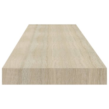 vidaXL Ράφι Τοίχου Χρώμα Δρυός 90x23,5x3,8cm MDF 1 τεμ.