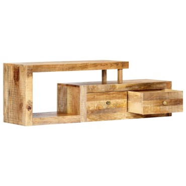 vidaXL Έπιπλο Τηλεόρασης 120x30x40cm από Μασίφ Ξύλο Μάνγκο