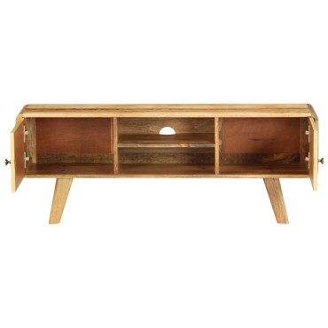 vidaXL Έπιπλο Τηλεόρασης 120x30x45cm από Μασίφ Ξύλο Μάνγκο
