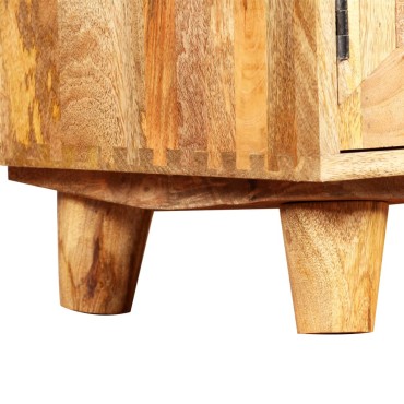 vidaXL Έπιπλο Τηλεόρασης 118x35x40cm από Μασίφ Ξύλο Μάνγκο