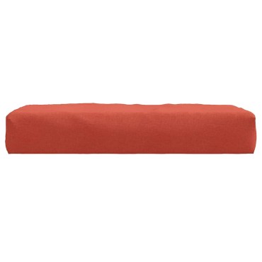 vidaXL Μαξιλάρι Παλέτας Κόκκινο 60x60x9,5cm Ύφασμα