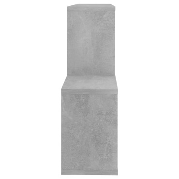 vidaXL Ράφι Τοίχου Γκρι Σκυροδέματος 100x18x53cm από Επεξ. Ξύλο 1 τεμ.