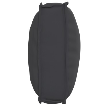 vidaXL Μαξιλάρι Παλέτας για Πλάτη Μαύρο 70x40x12cm Oxford Fabric