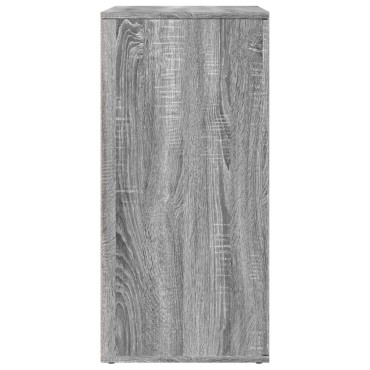 vidaXL Μπουφές Γκρι Sonoma 79x38x80cm από Επεξεργασμένο Ξύλο 1 τεμ.