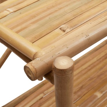 vidaXL Ραφιέρα 3 Επιπέδων 100x40x90cm από Μπαμπού