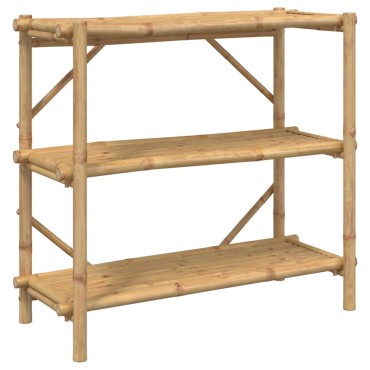 vidaXL Ραφιέρα 3 Επιπέδων 100x40x90cm από Μπαμπού