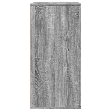 vidaXL Ντουλάπια 2 τεμ. Γκρι Sonoma 79x38x80cm από Επεξεργασμένο Ξύλο