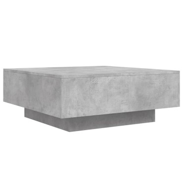 vidaXL Τραπεζάκι Σαλονιού Γκρι Σκυρ. 80x80x31cm Επεξ. Ξύλο 1 τεμ.