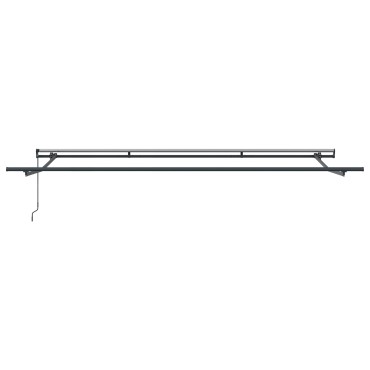 vidaXL Χειροποίητη Ανασυρόμενη Τέντα Λευκή 500x350 cm