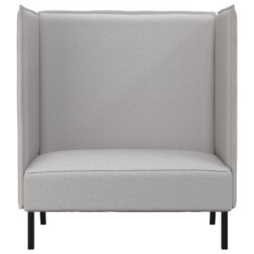 vidaXL Καναπές Υψηλής Πλάτης Σκούρο γκρι 109x56x121cm ύφασμα