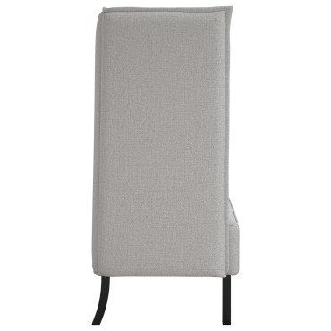 vidaXL Καναπές Υψηλής Πλάτης Σκούρο γκρι 109x56x121cm ύφασμα