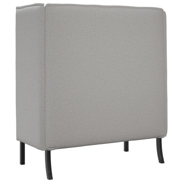 vidaXL Καναπές Υψηλής Πλάτης Σκούρο γκρι 109x56x121cm ύφασμα