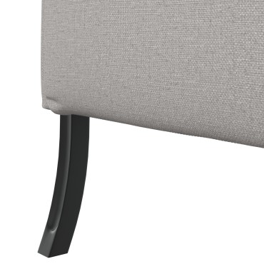 vidaXL Καναπές Υψηλής Πλάτης Σκούρο γκρι 109x56x121cm ύφασμα