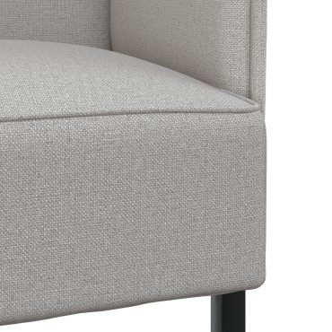 vidaXL Καναπές Υψηλής Πλάτης Σκούρο γκρι 109x56x121cm ύφασμα